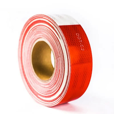 Red and White Reflective Sticker, Reflector Tape, Dot c2 Reflective Tape for Truck