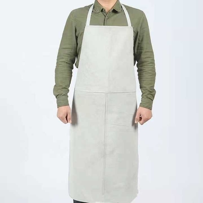 Cowhide Welding Apron For Labor Protection, Thermal Insulation And Puncture Prevention Welding Leather Apron For Welder