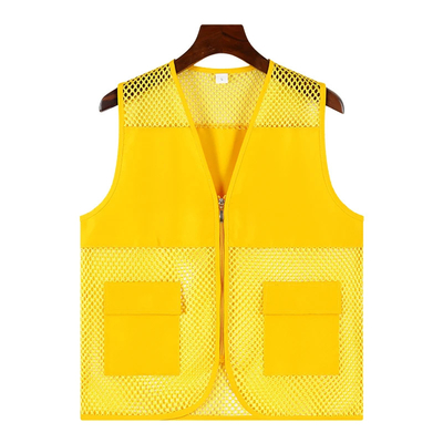 Custom Reflective Vest OEM Mesh Material Site Factory Car Repair Commonly Used High Visibility Safety Vest