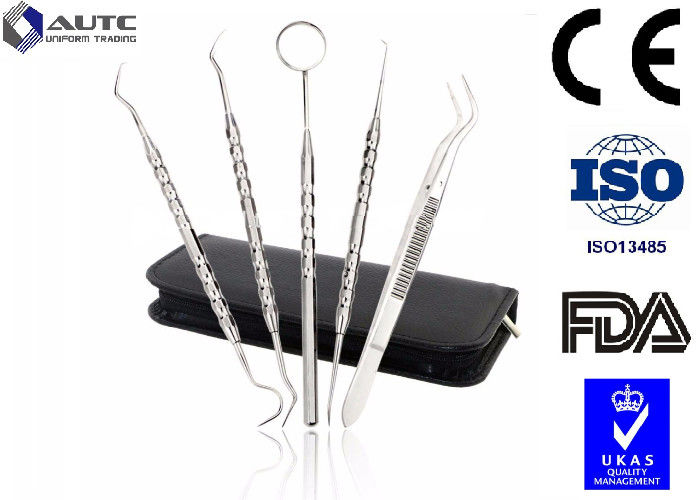 3 PCS Standard Dental Hygiene Instrument Kit , Dental Operative Instruments Multi Functions