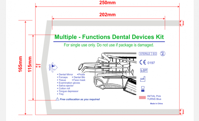 Oral Care Dental Hygienist Tools ABS PP Ethylene Oxide Sterilization Medical Grade