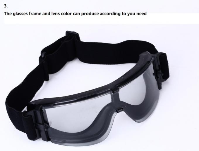 Polarized Tactical Military Goggles , Military Issue Prescription Glasses TR90 Hunting