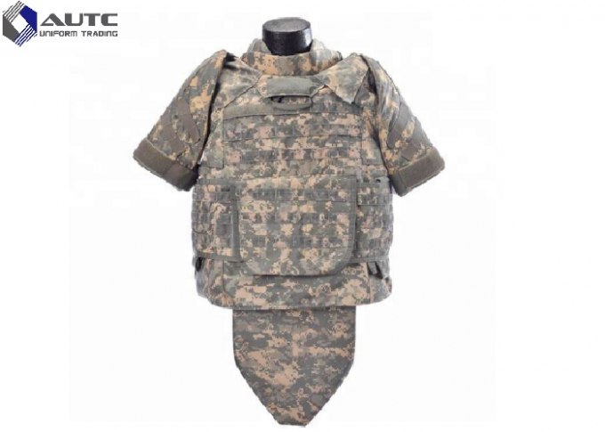 Low Profile Camouflage Police Tactical Vest With Holster UD Fabric Adjusted Waist Straps