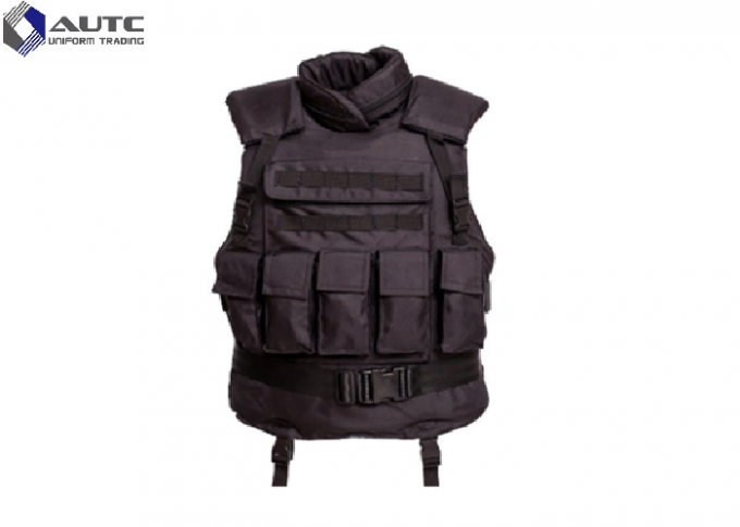 Aramid PE Tactical Body Armor Multi Functional Floating NIJ IIIA 9mm Black