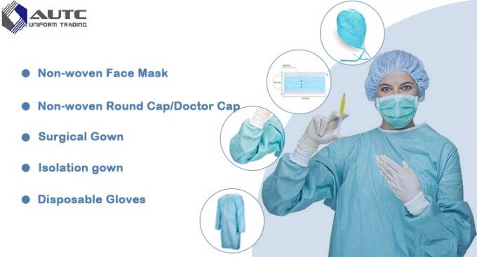 Nurse Dentist Doctor Disposable Hair Nets PP Nonwoven Hospital Application