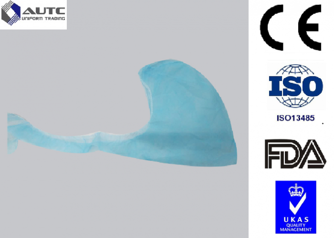 Laboratory Disposable Medical Caps Custom Convenient Breahable For Long Hair
