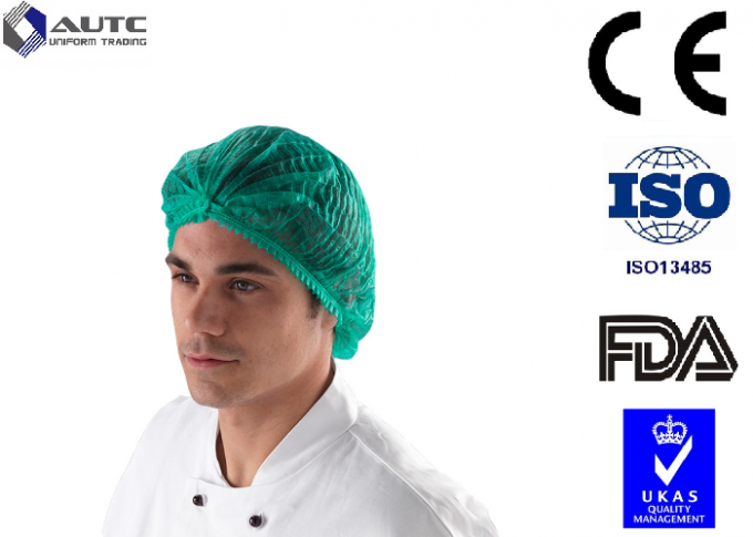 Cloth Surgical Disposable Medical Caps , Surgical Skull Caps Dustproof For Men