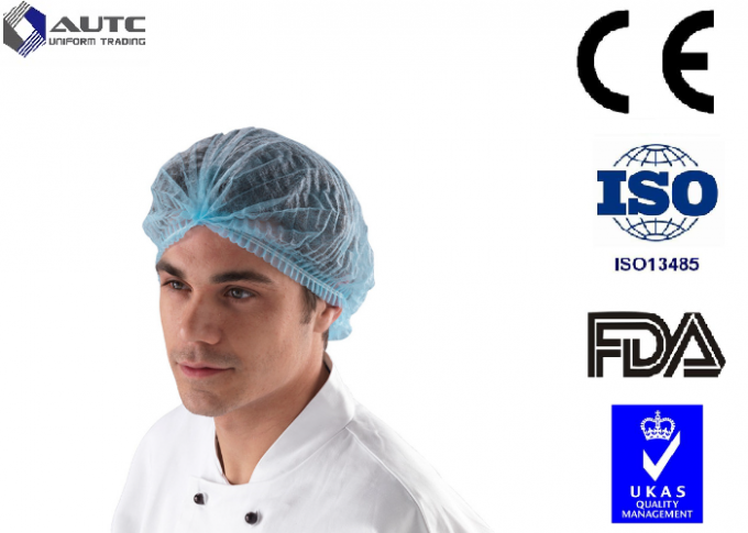 Cloth Surgical Disposable Medical Caps , Surgical Skull Caps Dustproof For Men
