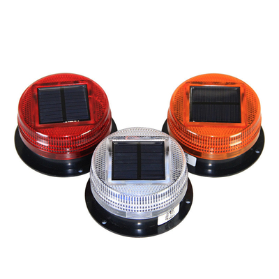 Traffic Roadworks Barricade Light Solar Car Mounted Warning Light LED Red Blue Magnetic Sentry Box Explosion Flashing