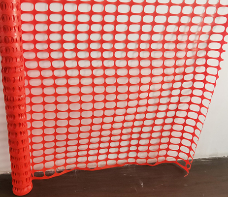 Hole Diameter 100*40mm 100% HDPE Orange Plastic Safety Fence Safety Barrier Netting