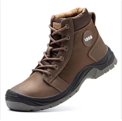 Leather Safety Shoes, Steel Toe Work Boots, Construction Requirements Industrial Safety