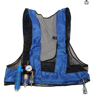 2023 New Design New Technology Rechargeable Summer Safety Air Conditioner Jacket Cooling Vest