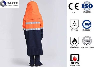 XXL Complete Production Line 55 cal Arc Flash Proof Personal Protective Equipment Suit For ASTM F195