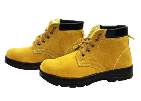 Electric Welding Shoes Yellow High Temperature Resistant Work Shoes Safety Protection Work Shoes