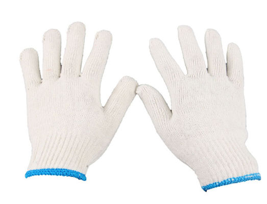 10 Gauges 50grams Natural White Work Cotton Gloves