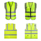 High Visibility Security Uniform Reflective Vest Wholesale Safety Vest Roadway Safety Clothes Road Workers Safety Clothi