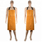 Heat Resistant Yellow Cow Leather Welding Apron for Industrial Work