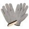 Leather Working Thermal Driver Gloves EN388 White Sheepskin Safety For Work