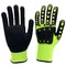 Nitrile HPPE TPR Knuckle Protective Cut Resistant Mechanical guantes anti impacto Working Anti Impact Gloves
