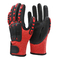 Nitrile HPPE TPR Knuckle Protective Cut Resistant Mechanical guantes anti impacto Working Anti Impact Gloves