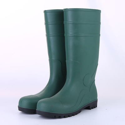 Steel Head And Steel Sole Rain Boots For Construction Site Protection