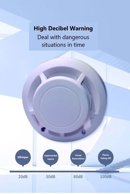 Smoke Alarm Independent Infrared Photoelectric Sensing High Decibel Alarm Hotel Acceptance Of Fire Detection