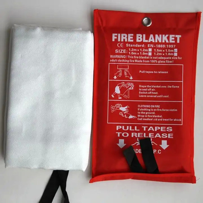 Hot Selling Factory Customfire Safety 550 Degree Celsius Resistant Fire Retardant Blanket Home  Fighting Fire Blanket