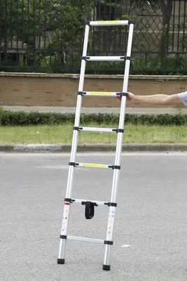 Portable Easy Store Folding Step Manufacturers Loft Retractable Foldable Aluminum Telescopic Ladder