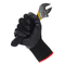 Factory Price Wholesale Waterproof Wear Resistant Red Polyester Shell Nitrile Coated Hand Glove Safety