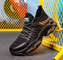Breathable And Wear-Resistant Flying Woven Surface Safety Protection Anti-Smashing And Anti-Piercing Work Shoes