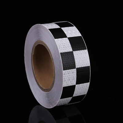 Waterproof Red And White Adhesive Safety Conspicuity Reflector Tape For Trailer Cars Trucks Outdoor Reflective Tape