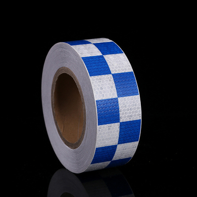 Waterproof Red And White Adhesive Safety Conspicuity Reflector Tape For Trailer Cars Trucks Outdoor Reflective Tape