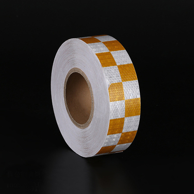 Waterproof Red And White Adhesive Safety Conspicuity Reflector Tape For Trailer Cars Trucks Outdoor Reflective Tape