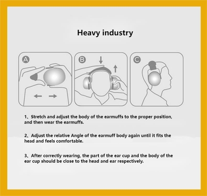 Safety Protection Anti-Noise Noise Reduction Sound Insulation Earmuffs Stand - Earmuffs For Military Use