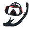 High Quality Adult Snorkel Diving Scuba Set With Anti-Fog Coated Glass Purge Valve And Anti-Splash Silicon Mouth Piece
