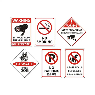 Traffic Sign Vehicle Speed Warning Signs Aluminum Road Reflective Warning Signs