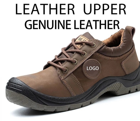 Leather Safety Shoes, Steel Toe Work Boots, Construction Requirements Industrial Safety