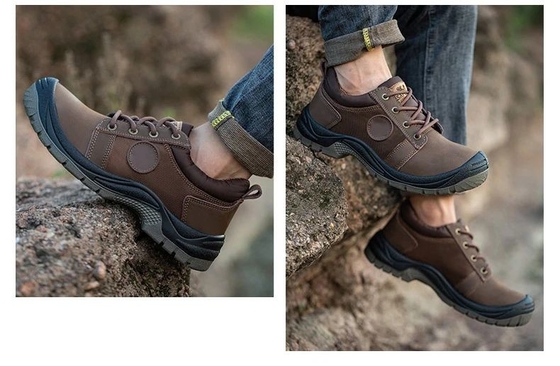 Leather Safety Shoes, Steel Toe Work Boots, Construction Requirements Industrial Safety