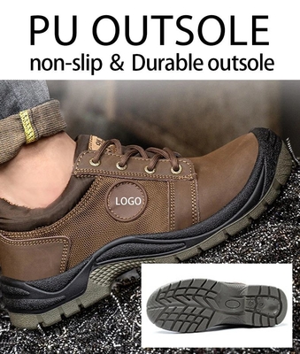 Leather Safety Shoes, Steel Toe Work Boots, Construction Requirements Industrial Safety