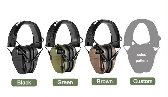 Electronic Noise Reduction Sound Amplification Earmuff Protection Muffs Noise Reduction Headphones For Hunting