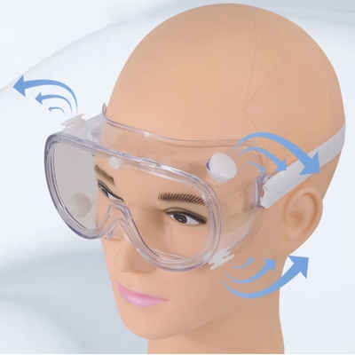 Polarise Cheap Clear PC Eye Protection ANSI Z87 Anti Fog Protection Lens Eye Protection Medical Safety Glasses