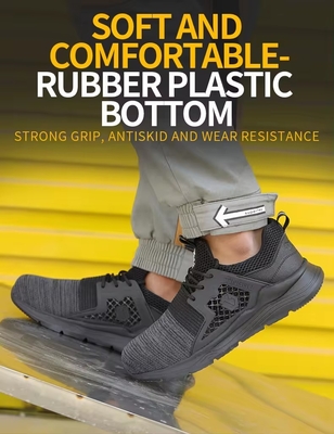 Cheap Price Labor Steel Toe Cap Boots Protective Male Anti-smash Casual Safety Shoes For Men Work