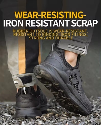 Cheap Price Labor Steel Toe Cap Boots Protective Male Anti-smash Casual Safety Shoes For Men Work