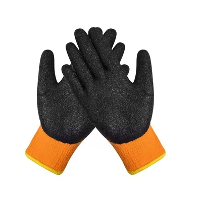 Professional Work And Protection Latex Coated Crinkle Safety Glove Comfortable Wear Gardening Gloves For Construction