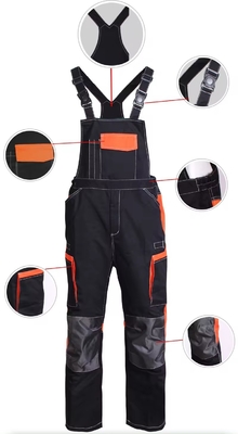 Factory Sale Mens Suspenders Overalls Workwear Uniforms Work Cargo Bib Overall Pants