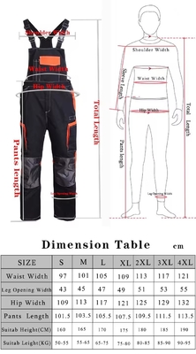 Factory Sale Mens Suspenders Overalls Workwear Uniforms Work Cargo Bib Overall Pants