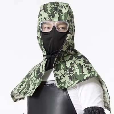 Dust Proof Cap With Glasses Shawl Cap Hood Seal Labor Personal Protective Cap Breathable Seal Anti Fog Face Shields