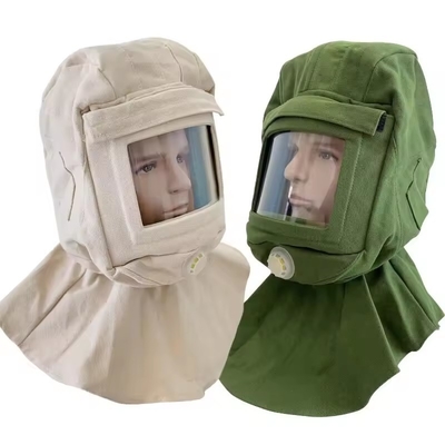 Sanding Cap Industrial Dust Polishing Paint Canvas Dust Cap Comprehensive Hood Protective Hood Labor Protection Screen