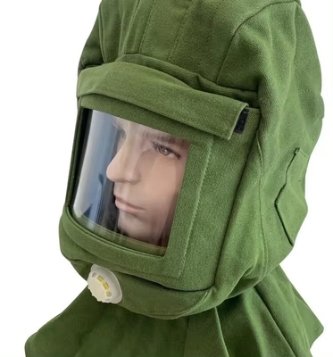 Sanding Cap Industrial Dust Polishing Paint Canvas Dust Cap Comprehensive Hood Protective Hood Labor Protection Screen