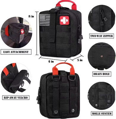 Wholesale Portable Ifak Molle Utility Bag Pouch Tactical First Aid Kit With Equipment Medical Supplies For Outdoor
